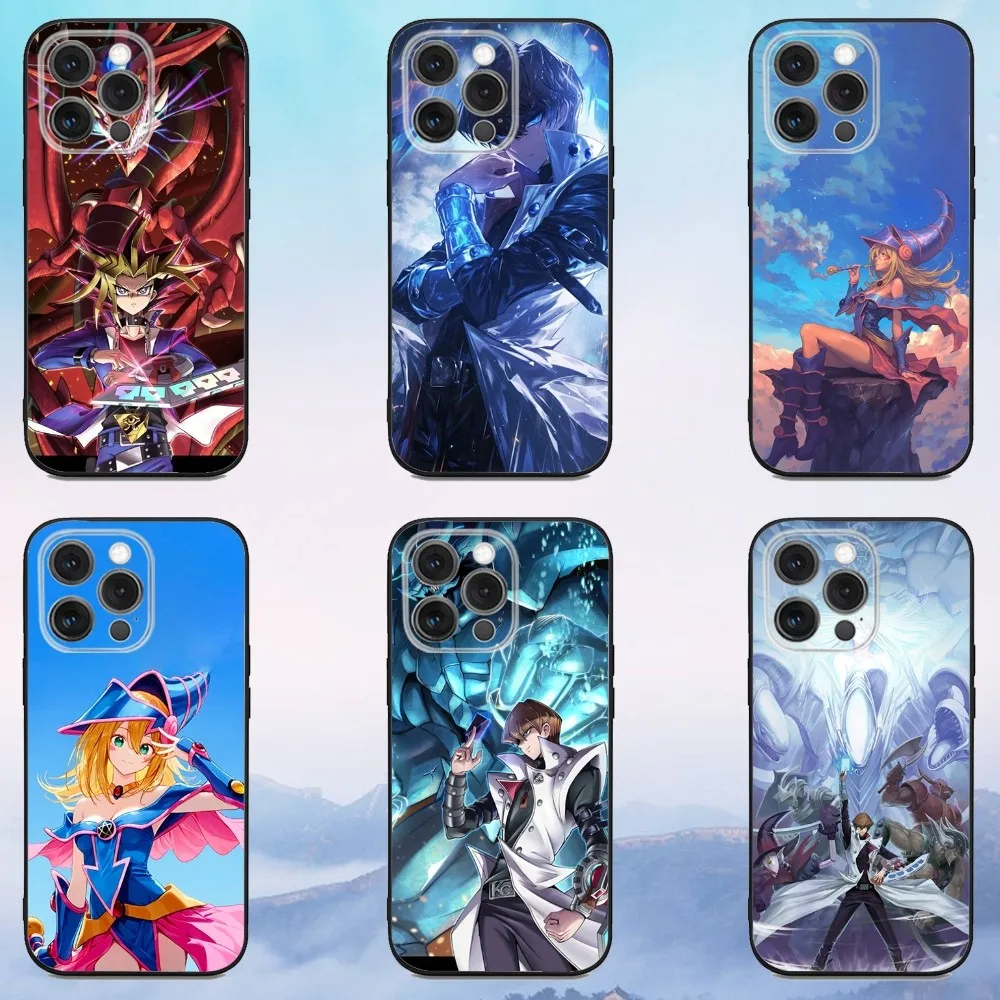 

Blue Eyes Y-Yu Gi Oh Dragon Phone Case For iPhone 16e,16,15,14,13,12,11,Pro,X,XS,Max,XR,Plus,Mini Soft Black Cover