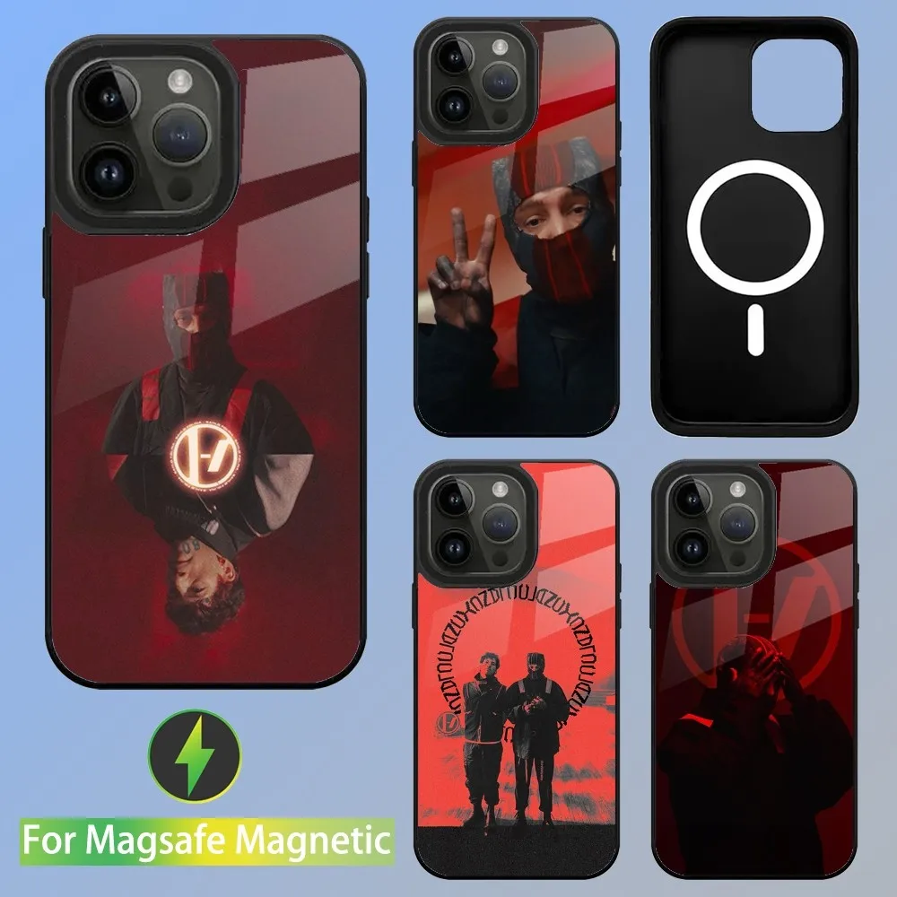 T-Twenty one pilots Phone Case For iPhone 15,14,13,12,11,Plus,Pro,Max Mini Magsafe Magnetic Wireless Charging