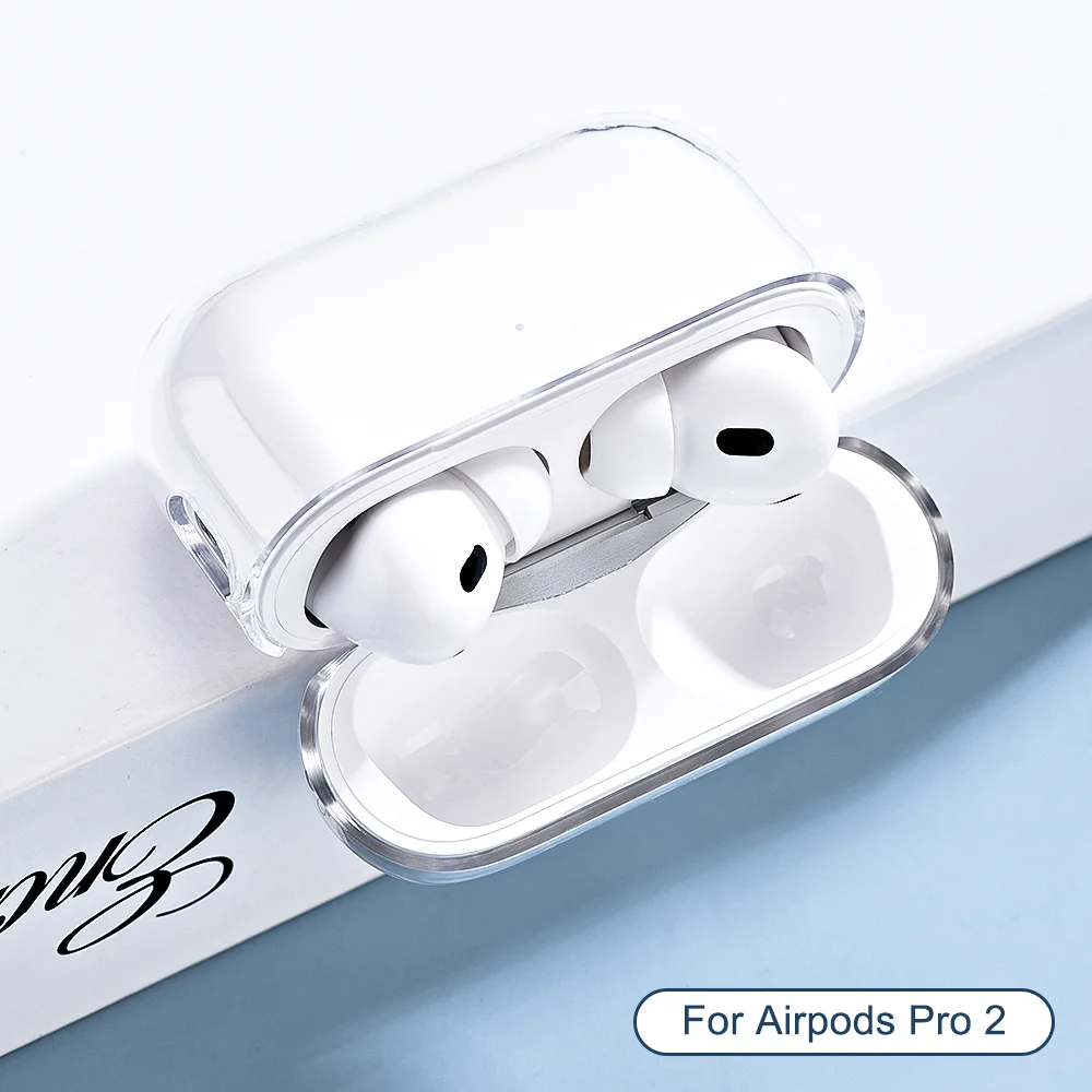 For Airpods Pro 2 Case 2022 Transparent PC Earphone Case High Transparency Clear Headphone Cover For Apple Air Pod 3 2 Pro Case