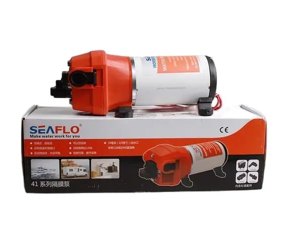 SEAFLO 41 Series DC Diaphragm Pump 24V SFDP2-045-040-41 3-17LPM 17-60PSI Marine Boat RV Caravan