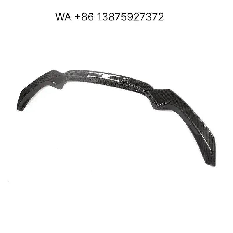 Wmwmnu for 1 Series F20 Real Carbon Fiber Body Kit 3D Style Front Bumper Lip Diffuser Spoiler Splitter