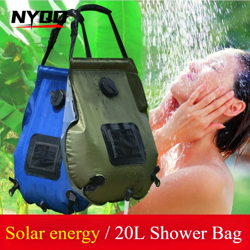 

Солнечный водонагреватель-мешок для кемпинга - Портативный уличный мешок для нагрева и хранения воды (20 л)