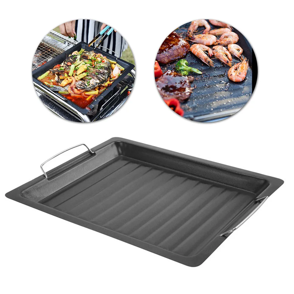 Premium Food Safe Nonstick Baking Pan Made of Strong Carbon Steel Ideal for Baking Cookies Roasting Barbecue Small Ovens
