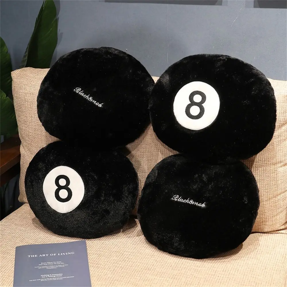 Balls Stuffed Toy Home Decor Billiards 8 Ball Plush Toy Simulation Billiards Plush Toys 8 Ball Plushies 8 Ball Plush Pillow