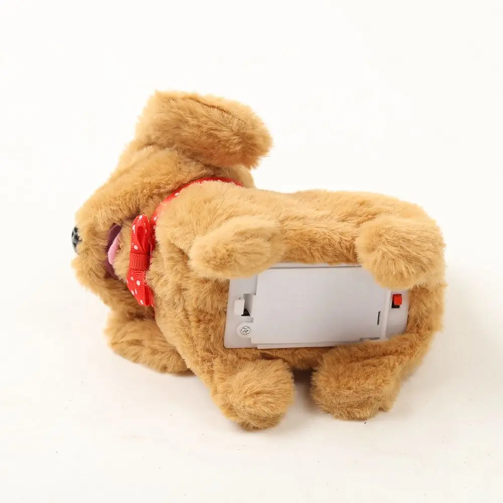Fashion Robot Puppy Interactive Walking Simulated Puppy Barking Tail Wagging Walking Dog Chilren