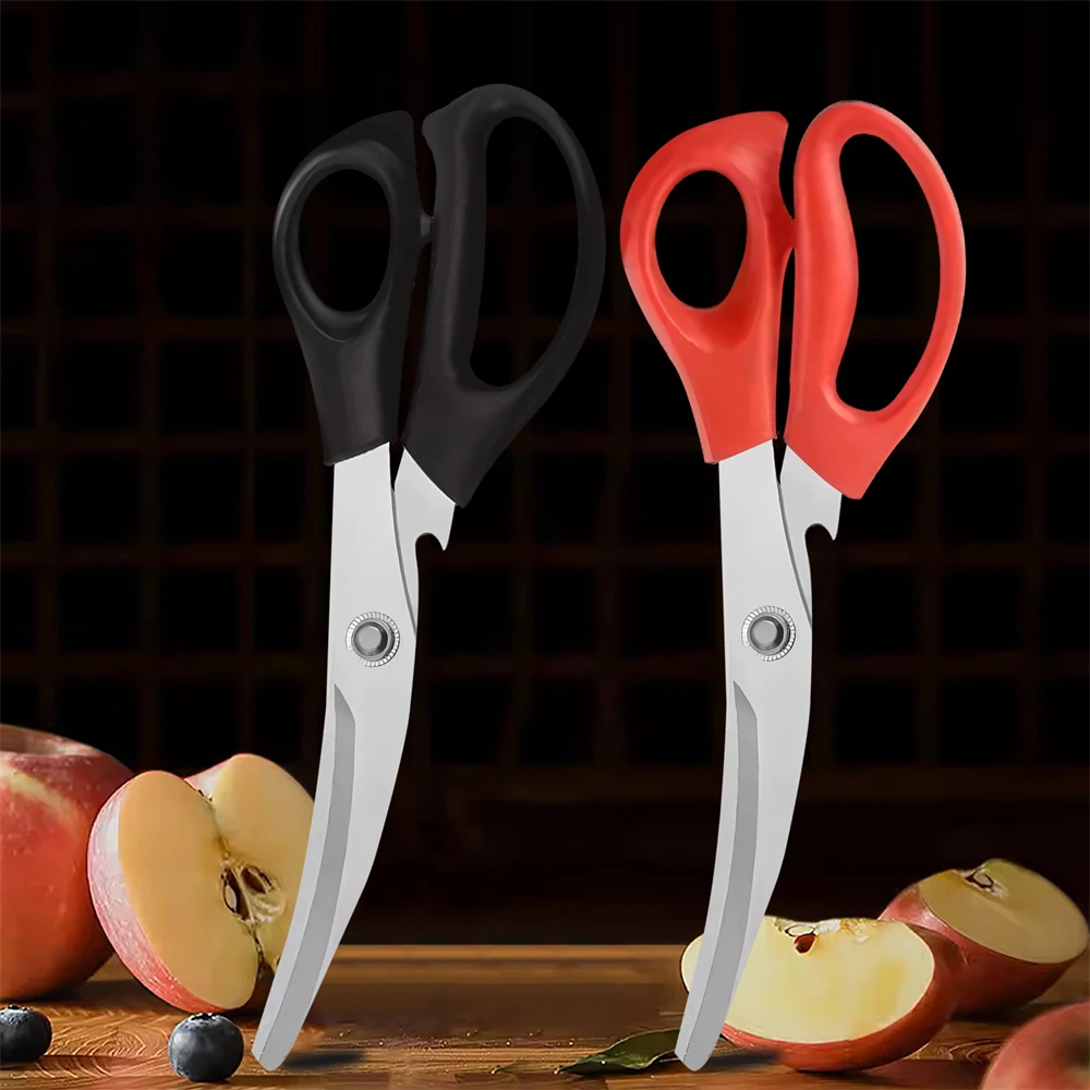 Korean Kitchen Gadgets - 1PC，Korean Barbecue Scissors Stainless Steel Kitchen