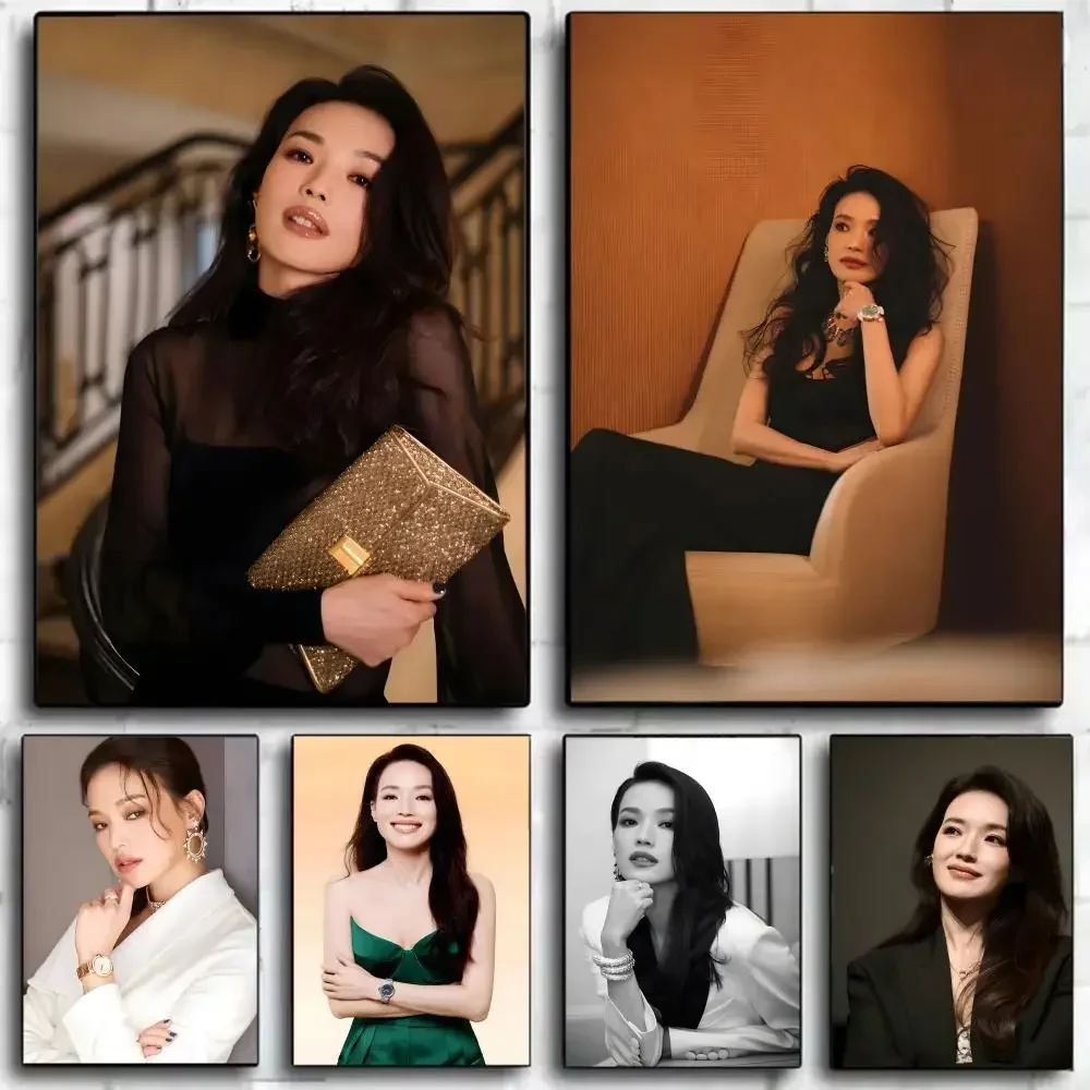 S-Shu Qi Affiche murale décorative, impression artistique, décoration murale, décoration de la maison, cadeau, sans cadre