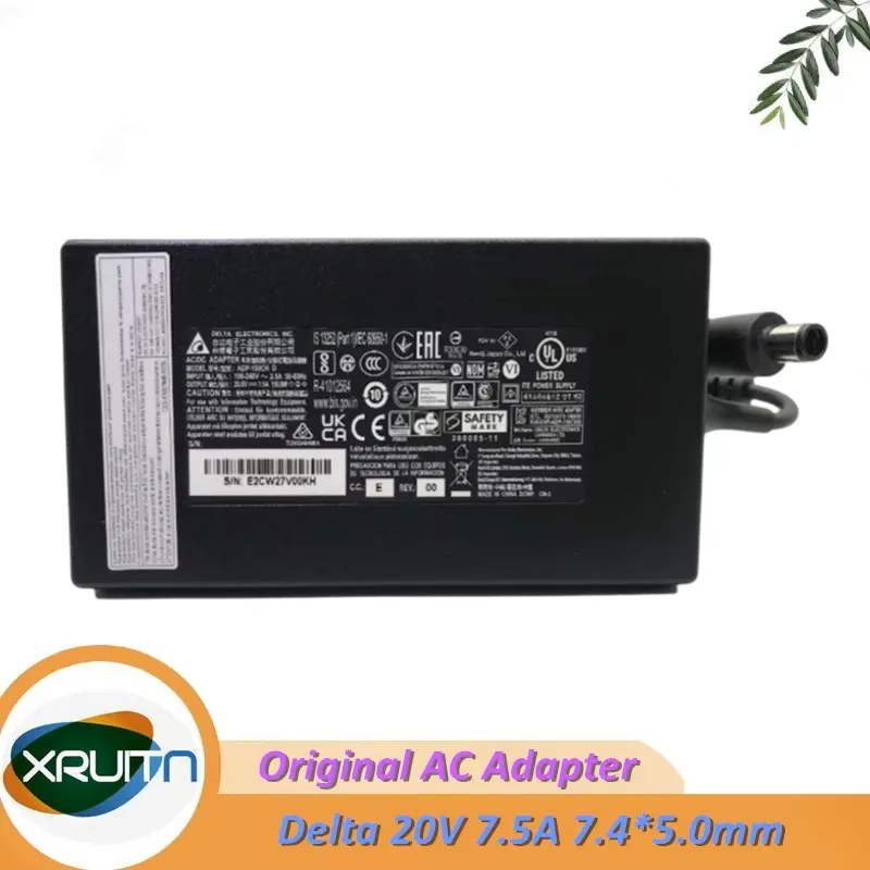 

Genuine Delta 20V 7.5A 150W AC Adapter ADP-150CH D ECW21702RG Laptop Charger For BENQ EX2710U SONNETECH ECHO 20 Power Supply