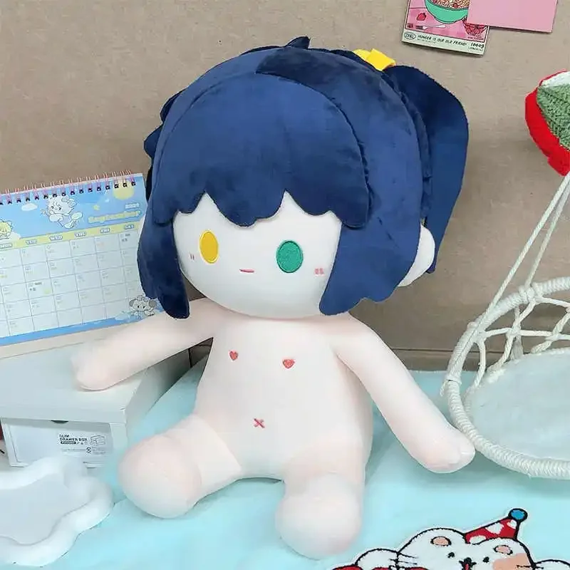 40CM Anime Original Takanashi Rikka atributo muñeco de peluche de algodón cuerpo vestir juguetes postura sentada figuras Anime almohada regalo