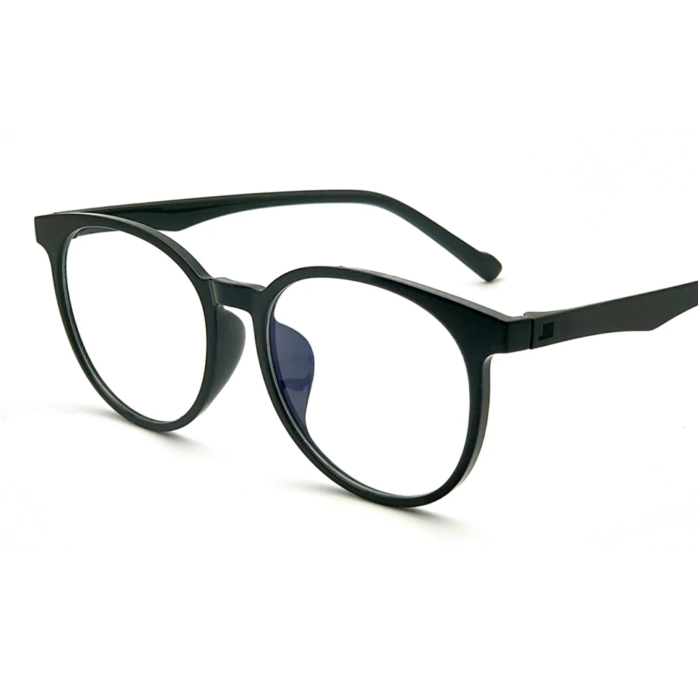 VIVIBEE Anti Blue Light Glasses Men Gaming Round Blocking Blue Ray Classic TR90 Women  Eyeglasses for Computer Work
