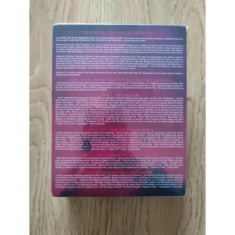 Arrow Shadow 4K Blu-ray Raising Ghosts and Eating People 1-4 Collection