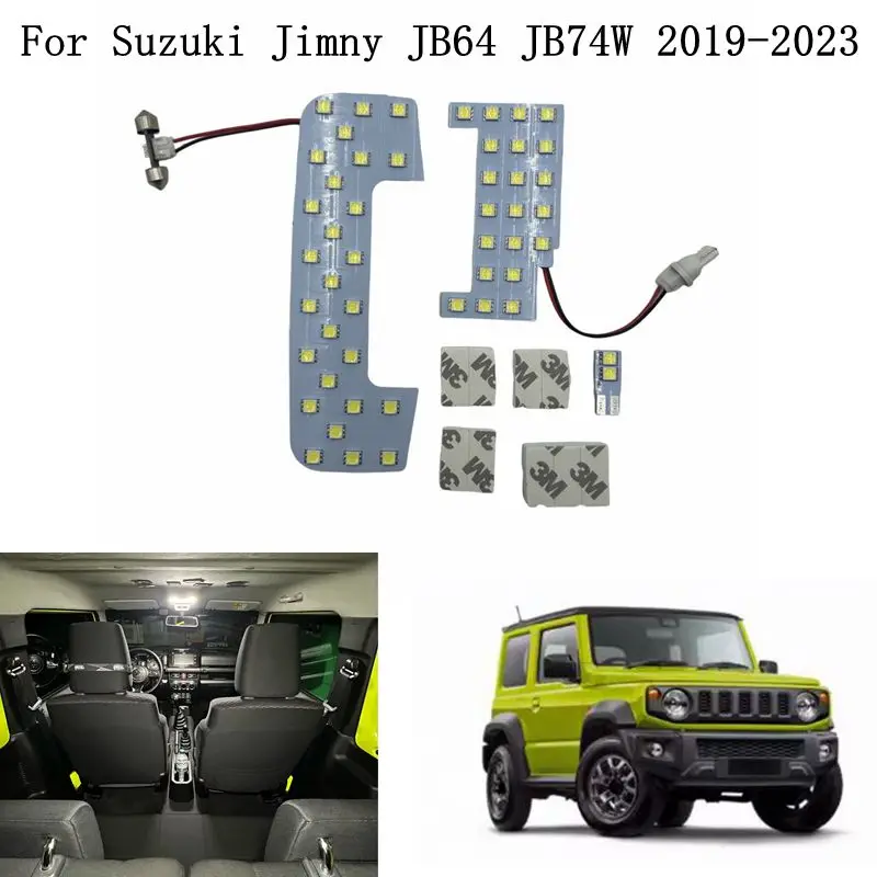 

Для Suzuki Jimny JB64 JB74W светодиодная лампа для чтения в кабине, внутренняя купольная лампа для карт, светодиодное освещение, потолочное освещение, светодиод высокой яркости