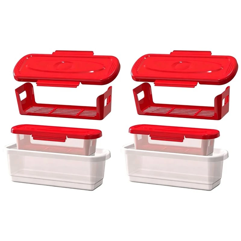 

AA77 Batter Fish Breader Shaker Bowl With Breading Shaker Tray With Lids Shaker For Frying Chicken Wings Onionrings Veggies