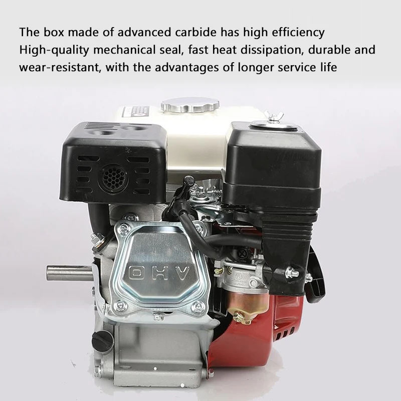 Imagem -04 - Motor a Gasolina 168f Cabeça Única Cilindro Único Quatro Tempos Ohv Motor de Combustão Interna Máquina de Corte Pulverizador