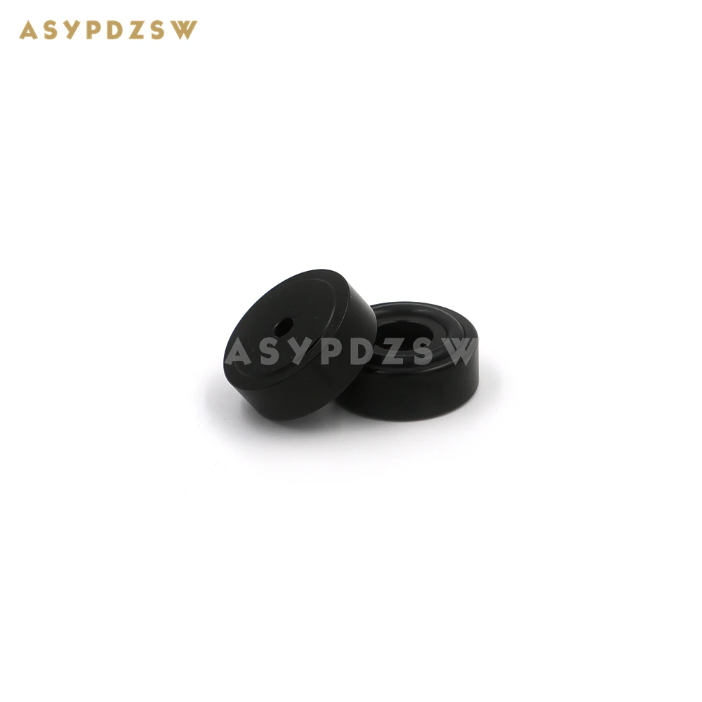 4ชิ้น30*12มมสไตล์ B เครื่องขยายเสียงอลูมิเนียมเต็มรูปแบบลำโพงแผ่นรองกระแทกด้านเงิน/ดำ/ทอง (อุปกรณ์เสริม)