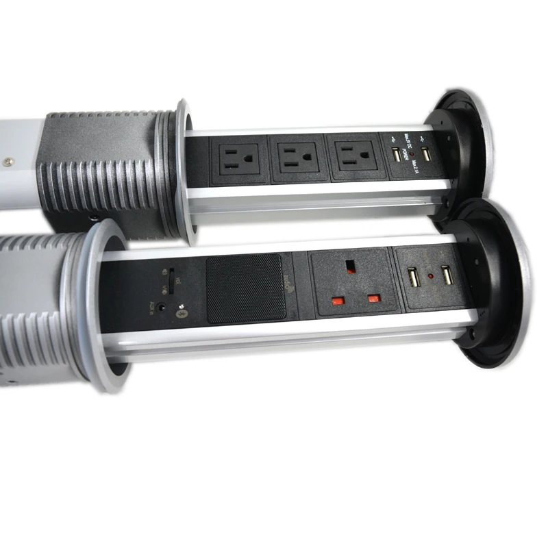 USA Type Automation Furniture Intelligent Motorized Pop up Power Socket