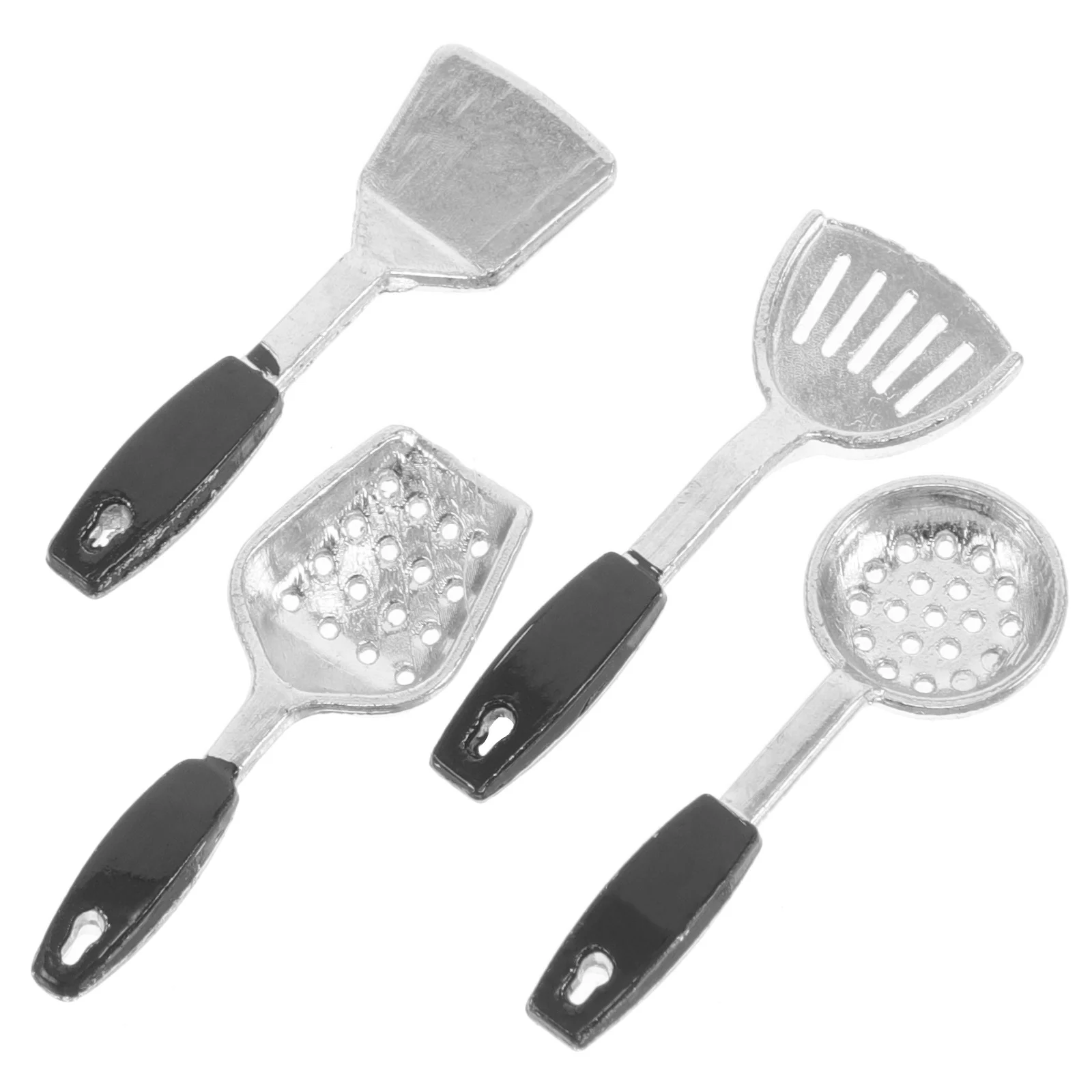 

1 set 1 Set Of Miniature Kitchen Tools: Mini Shovel For Kids Pretend Play Realistic Dollhouse Cooking Utensils Set Children'S