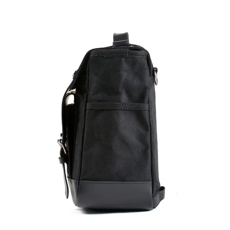 Vintage biker motorcycle side bag side box side bag waterproof canvas shoulder bag