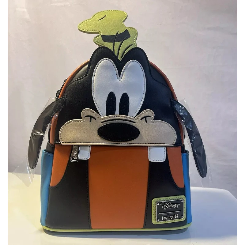 2024 Loungefly Disney Goofy Cosplay Mini Rucksack Pu Material Women'S Casual Backpack Cartoon Creative Backpack Surprise Gifts