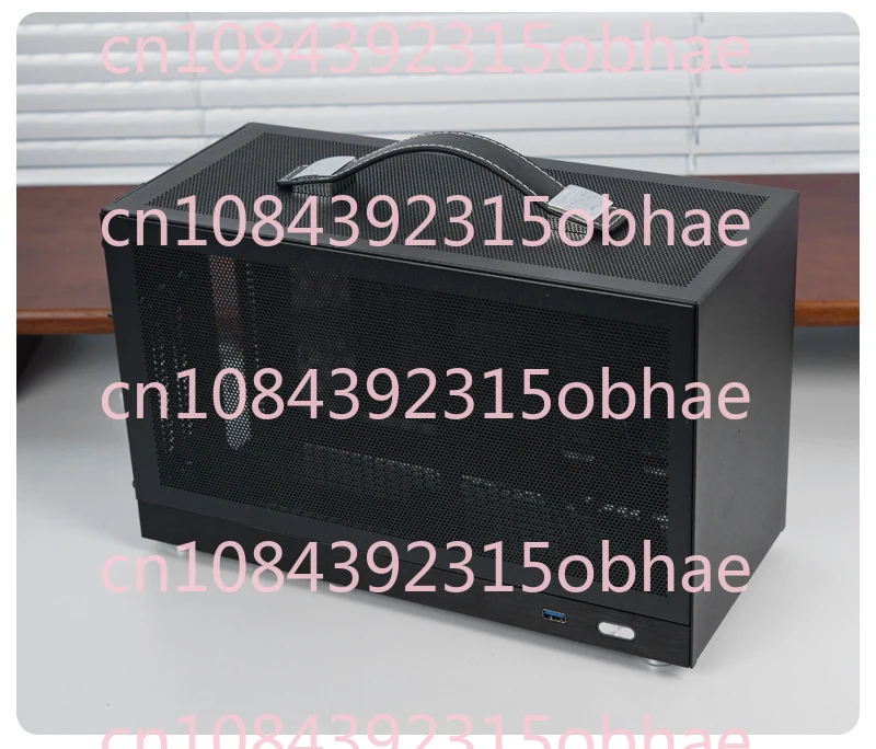 S400V2 sasis, genggam ITX portabel, kotak utama komputer Desktop Mini tipe, Ultra Mini