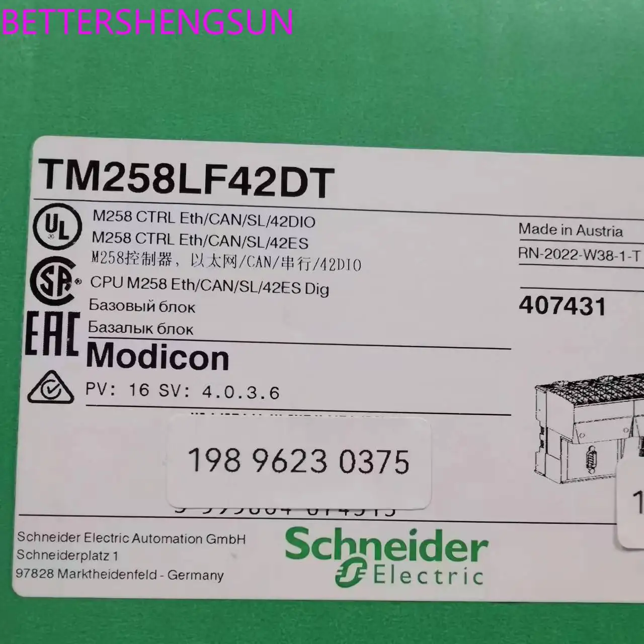 New Imported Original PLC Body Module Tm258lf42dt One-Year Warranty