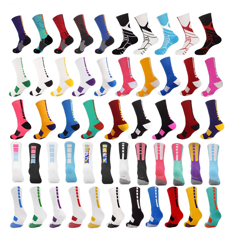 Men Sock Sports Women Compression Crossborder Supply Breathable Running Riding Cycling Over Knee Basketball Biking Hockey Soccer