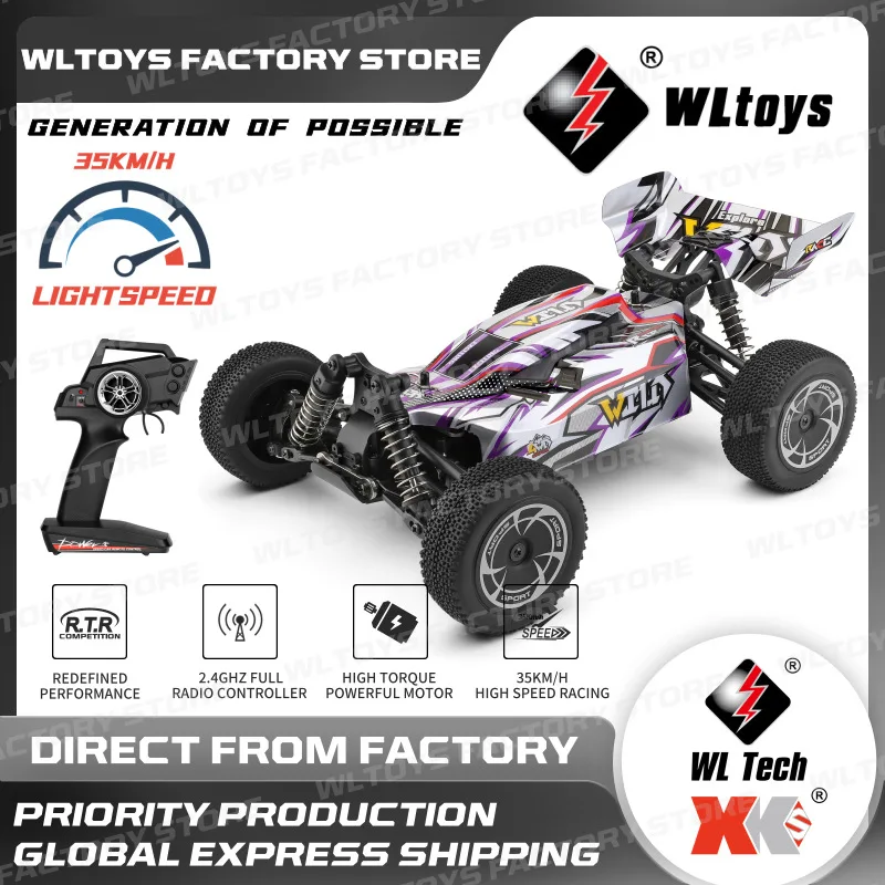 Wltoys 1:14 전기 4wd 레이싱 차량, 드리프트 오프로드 고속 차량 모델 장난감, Rc 자동차 선물, 144016 신제품 