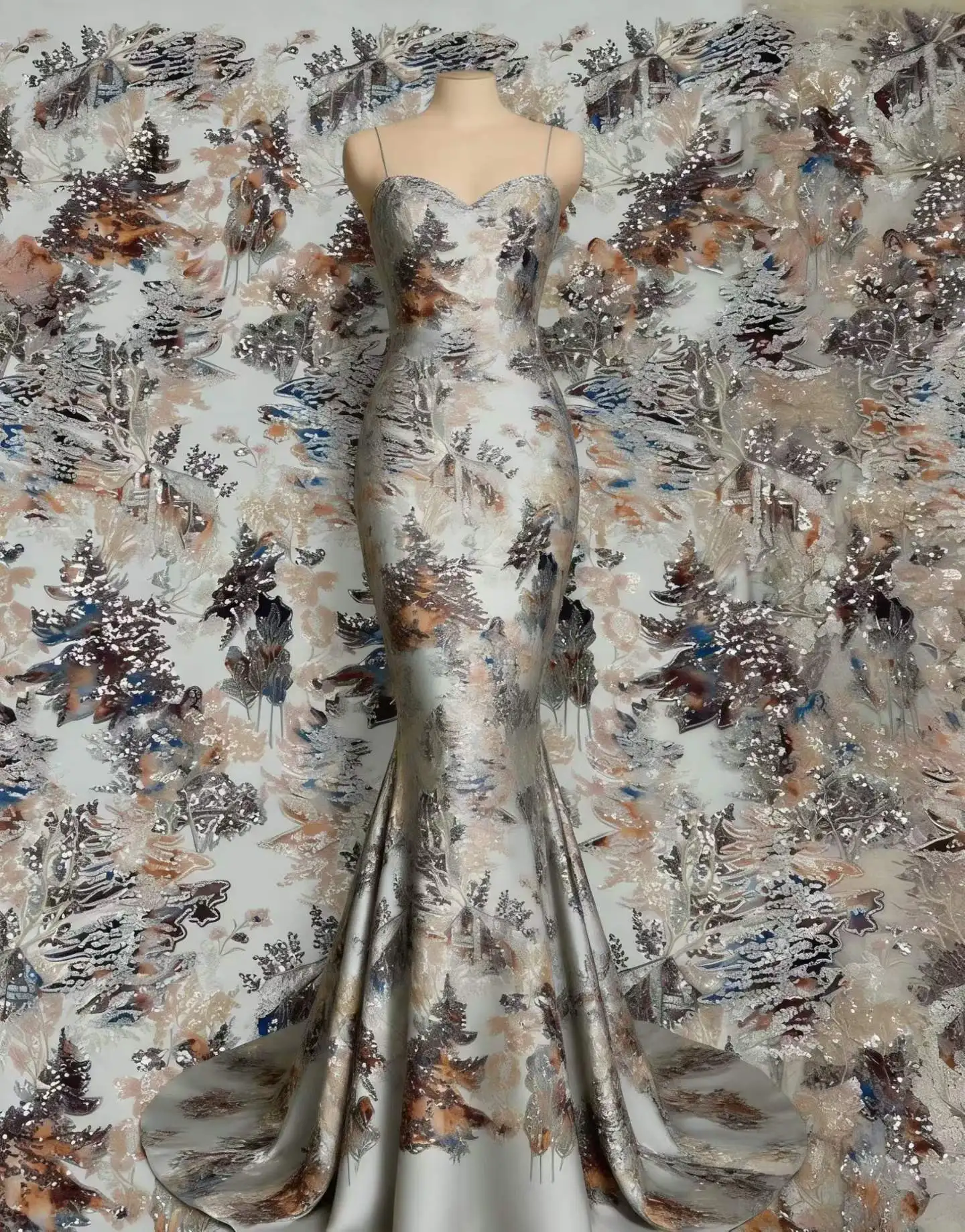 

Высококачественная африканская кружевная ткань с бисером и пайетками для свадебных платьев, в нигерийском стиле, для шитья французских платьев, коллекция 2026 года