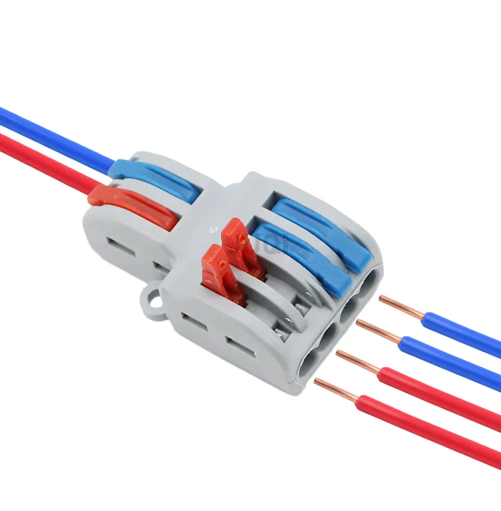 10PCS SPL-42/62/63/93 Mini Fast Wire Connector Universal Wiring Cable Connector Push-in Conductor Terminal Block - Image 4