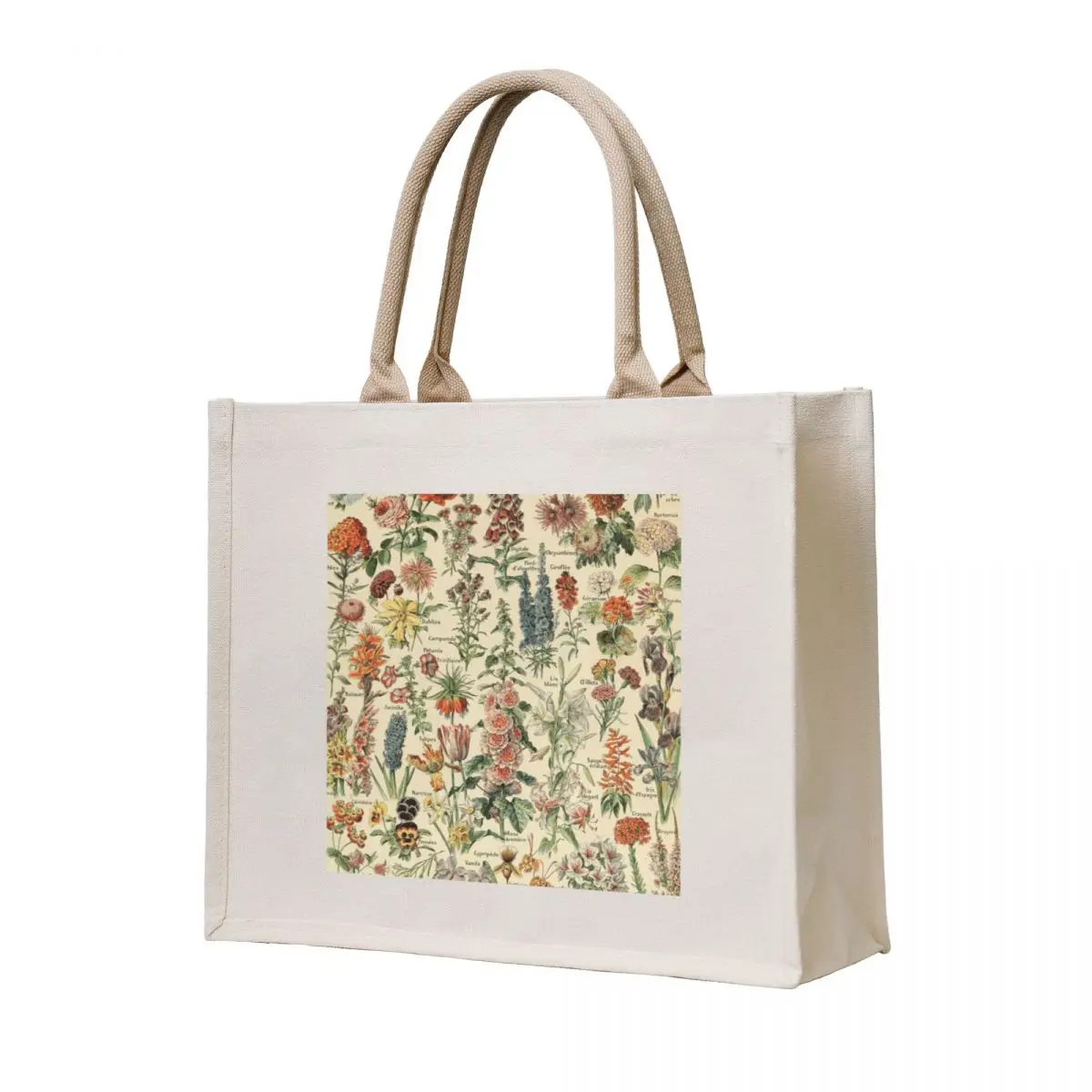 

vintage french fleurs poster Tote Bag Custom bag shopping trolley bag cloth woman