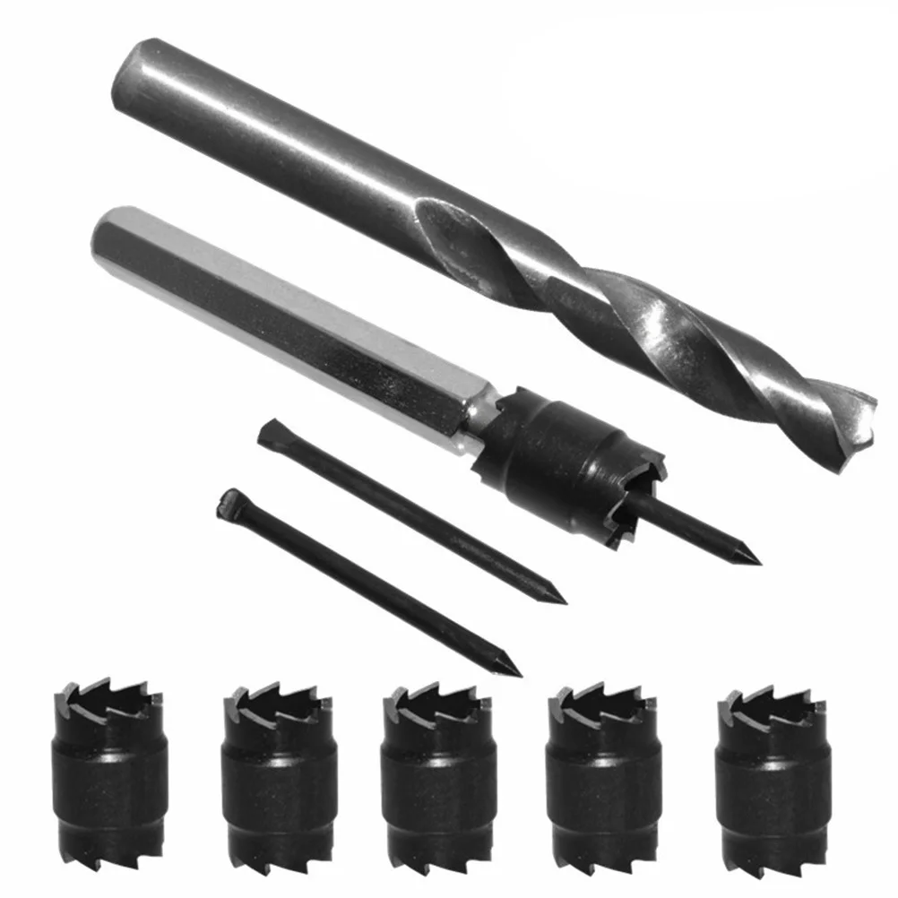 9 قطعة مجموعة لقمة مثقاب اللحام عالية السرعة الصلب بقعة لحام القاطع ل كفاءة بقعة لحام أداة إزالة الصواميل عرافة عرقوب الحفر الملحقات