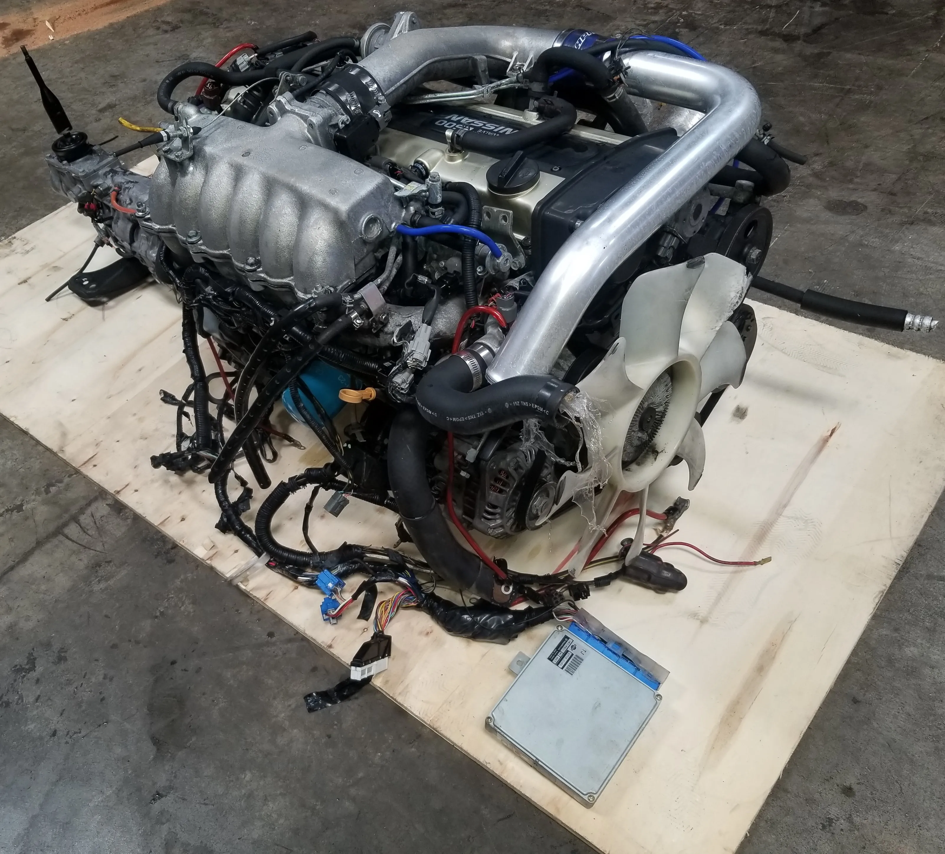 Motor usado RB25 GTR RB26DETT R34 con 6 velocidades, sistemas de transmisión GETRAG MT, ensamblaje de motor RB26