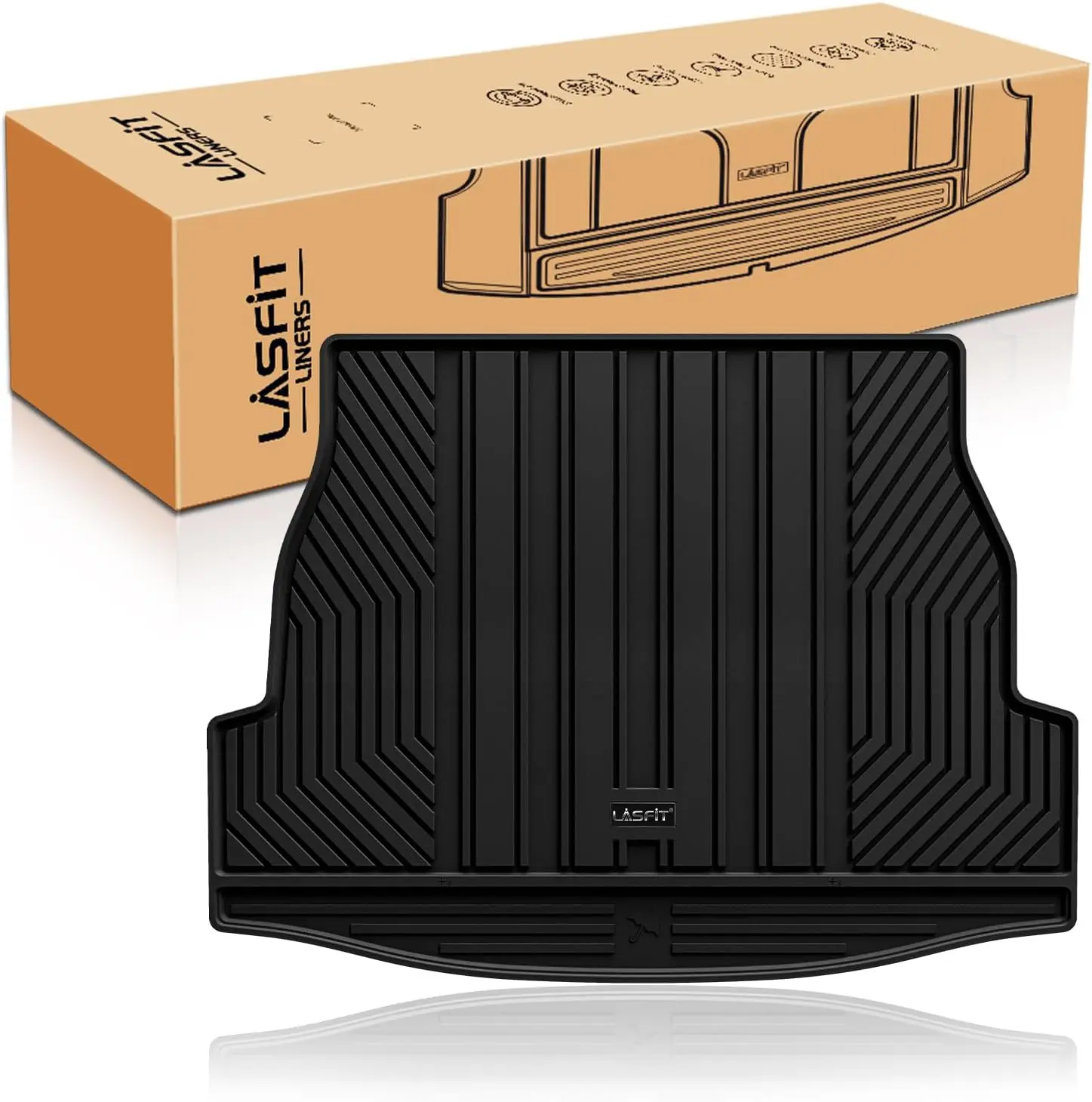 

Водонепроницаемый всепогодный коврик из TPE для багажника Toyota RAV4 2019-2025 годов выпуска, черный, на заказ