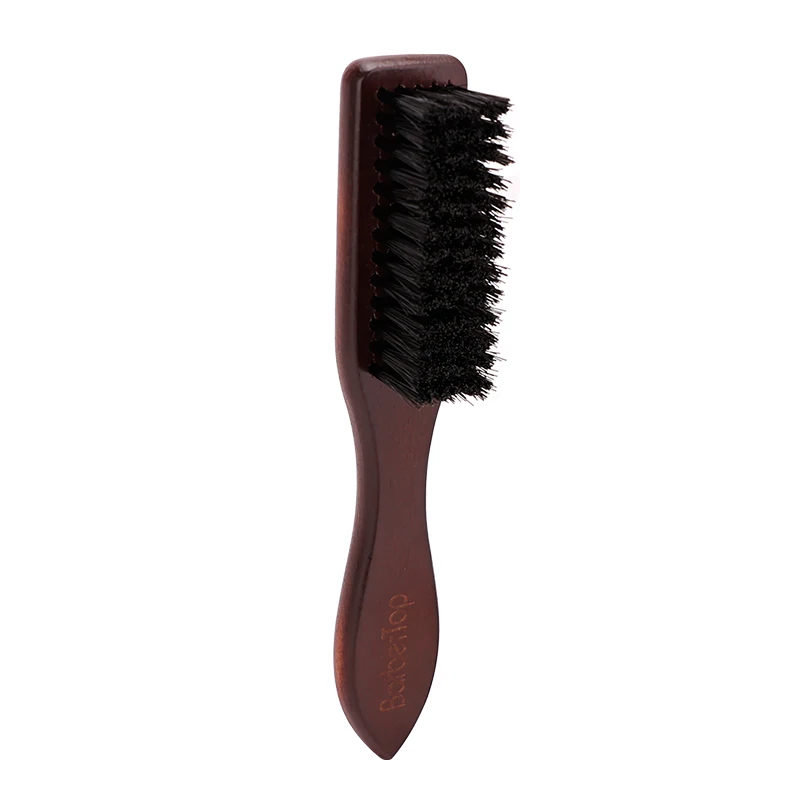 Barbertop Männer Bart Pinsel Wooded Griff Weiche Haar Reinigung Pinsel Gebrochenes Haar Entfernen Kamm Friseur Neck Duster Barber Tools