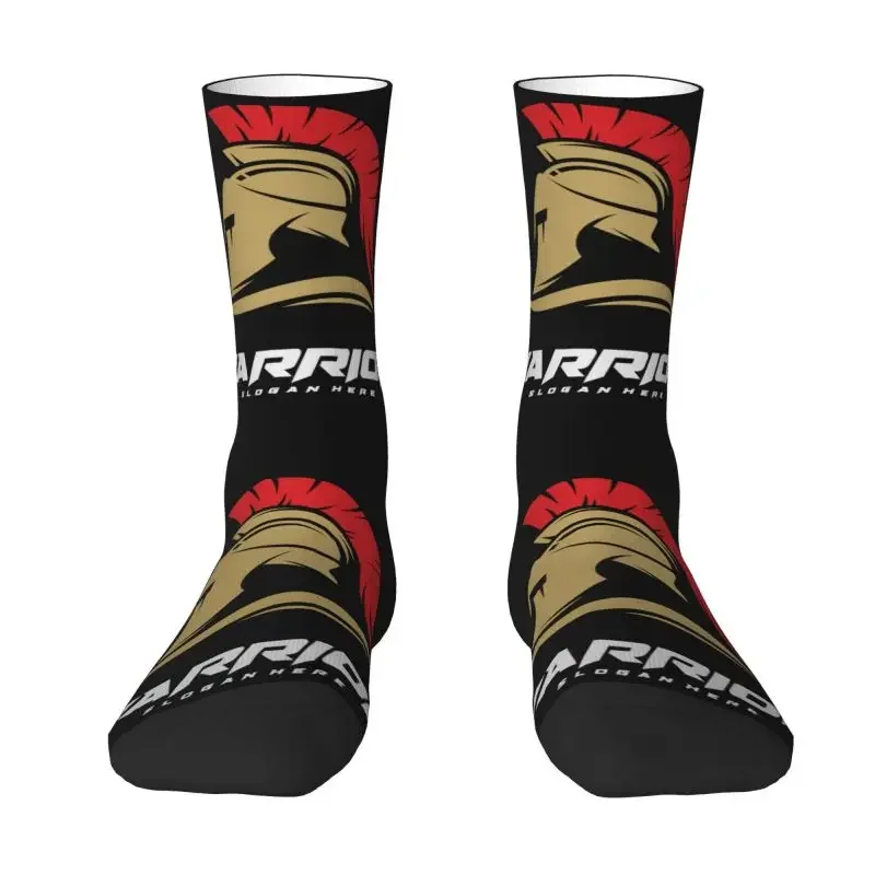 

Funny Sparta Spirit Spartan Socks Men Women Warm 3D Printing Sports Football Socks