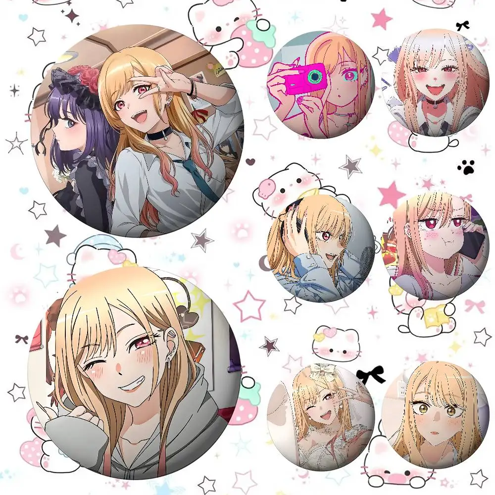 Anime My Dress Up Darling Cartoon Abzeichen Spaß Kreative Taste Pins Broschen Schöne Für Kleidung Rucksäcke Gute Geschenke Für Freunde