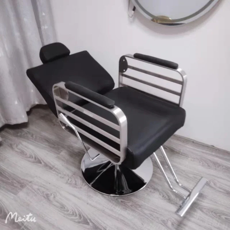 Silla De salón De tocador cosmetología, taburete De belleza reclinable para Bar, silla De peluquero, Muebles De Peluqueria para tatuajes faciales, Muebles comerciales