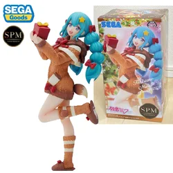 In Stock SEGA SPM Hatsune Miku Series Hatsune Miku Winte 2022 Ver. PVC 21CM Anime Action Figures Model Collection Toy