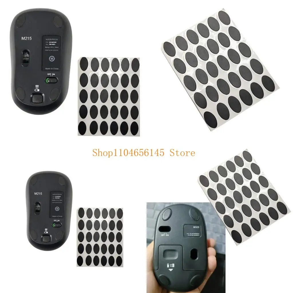 30Pcs Gaming Mouse Skates Universal Replacement Mouse Feet Edges Treatments Smooth PTFE Adhesive for M215 M325 M310 M320