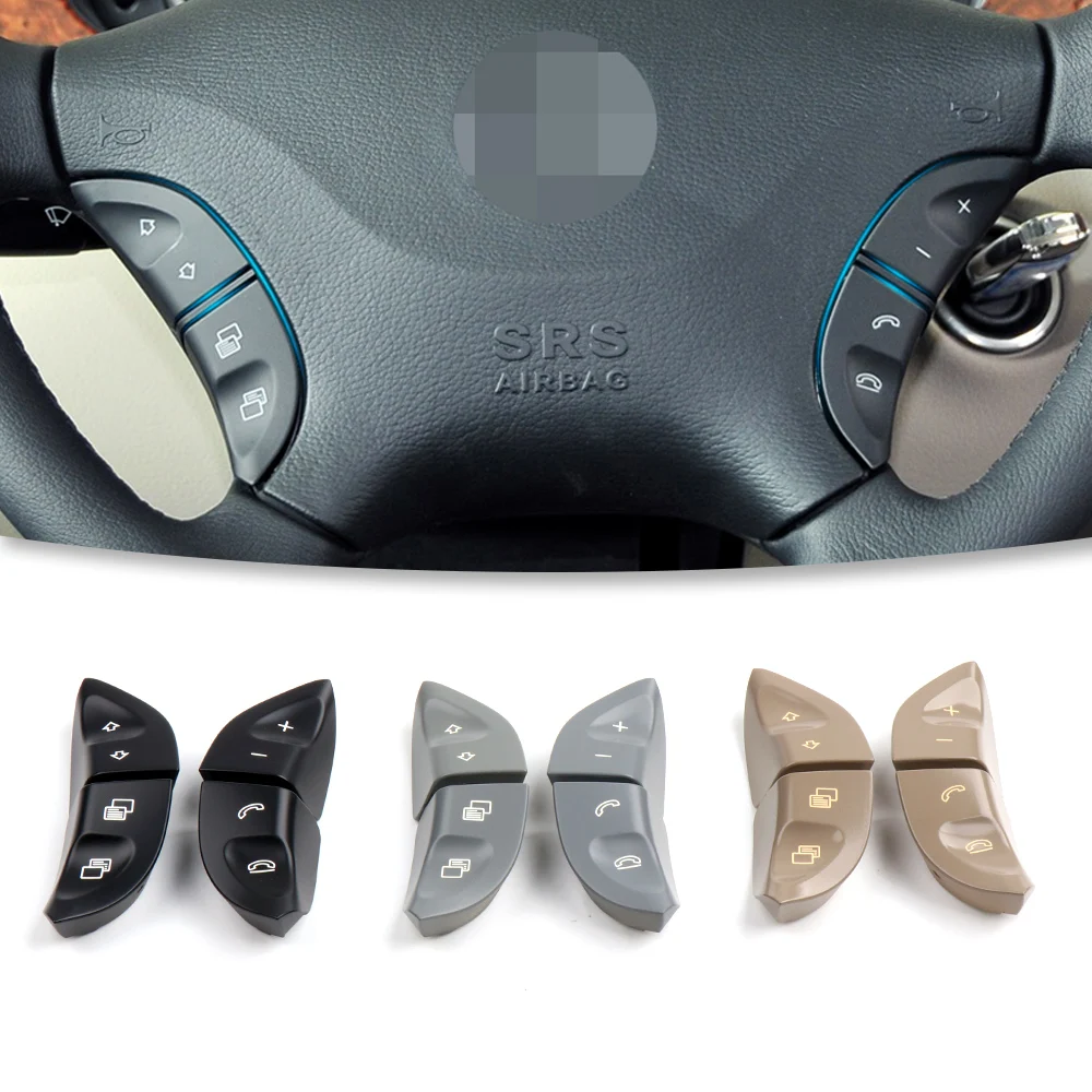 For the Mercedes-Benz S  CL Class W220 W215  3 Colors  Steering Wheel Buttons Original Control Steering Wheel Buttons