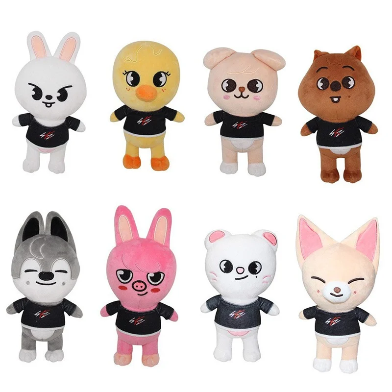 

Skzoo Plush Toys 20cm Stray Kids Plush Wolf Chan Cartoon Stuffed Animal Plushies Doll Kawaii Companion for Kids Adults Fans Gift