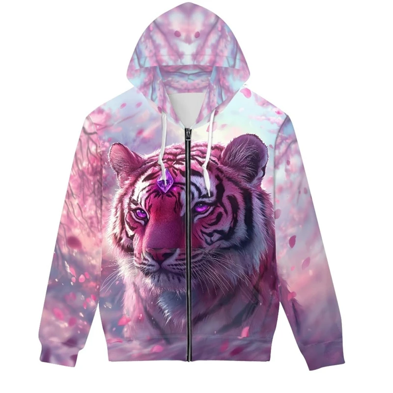 Fashion Graffiti Cat Dog 3d Print Zip Up Hoodies Sweatshirts Men Women Unisex Hooded Oversized Zip Up Sweatshirts Tracksuits