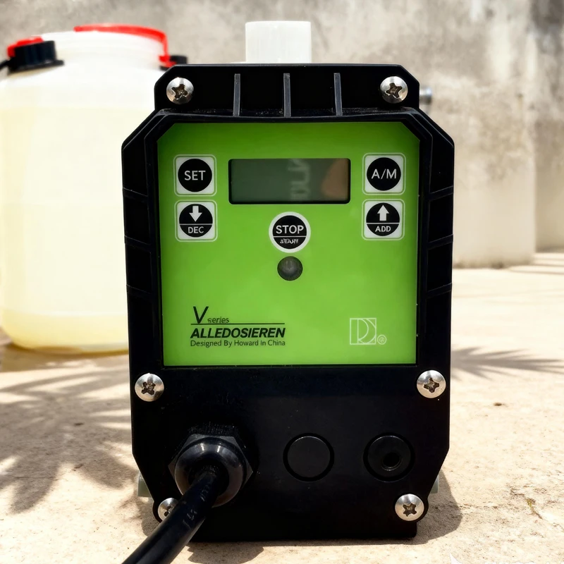 

Electromagnetic Diaphragm Dosing Pump 220V Acid Chlorine Metering Pump Alkali Resistant Chemical Pump For Industrial Water Treat