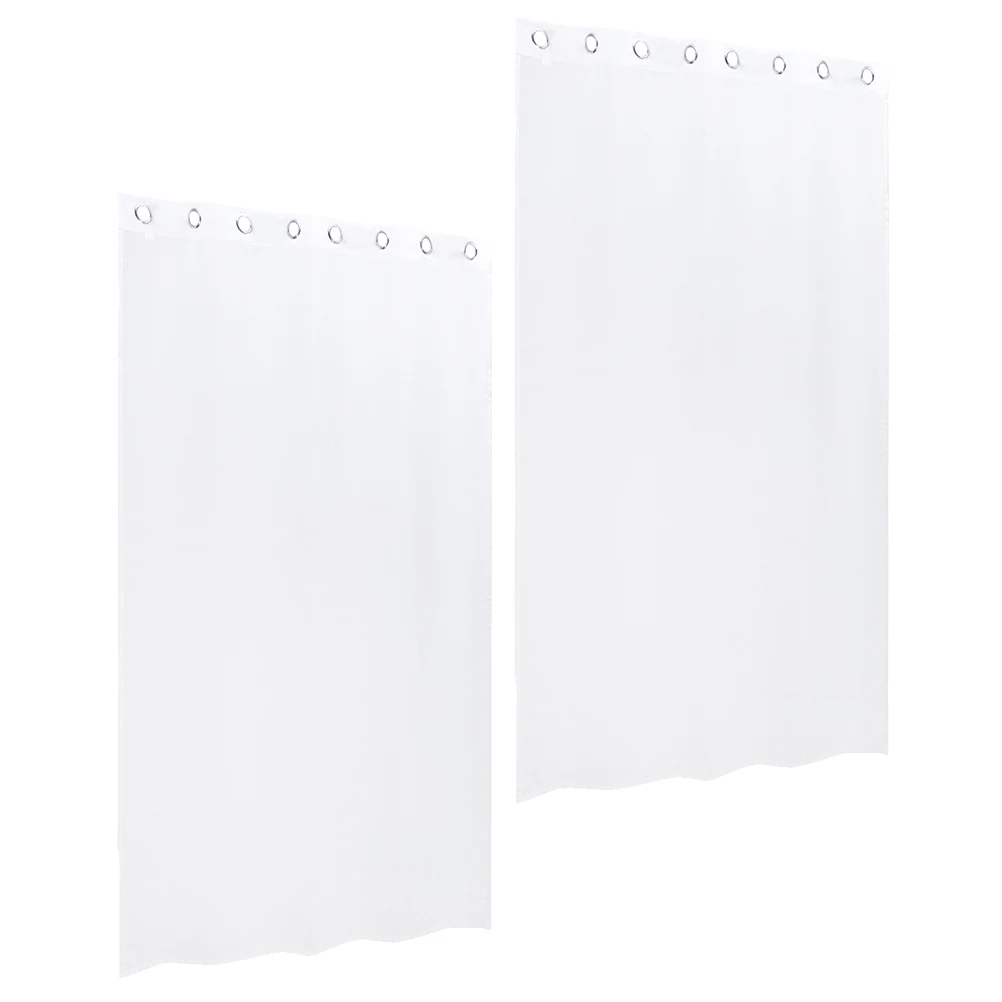 

2 Pcs Curtains Waterproof Outdoor Patio Weatherproof Privacy for White Windows Panels