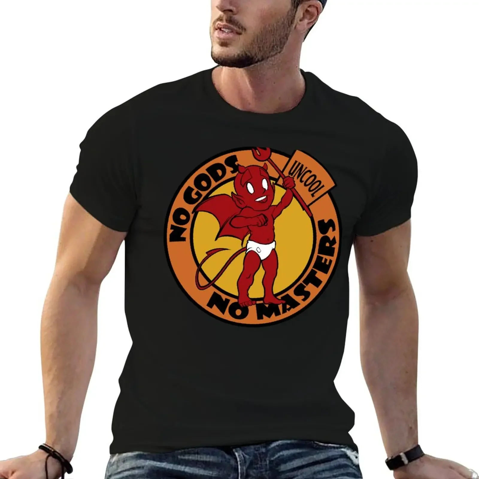 

No Gods No Masters T-Shirt T-shirts man new edition Men's cotton t-shirt