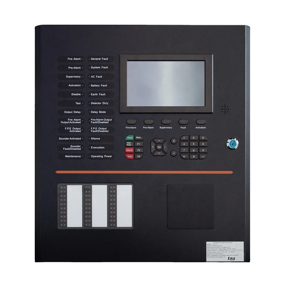 

TANDA TX7002 Addressable Fire Alarm Control Panel 2 Loop Supports more than 500 PCS Devices for Large/medium/small projects