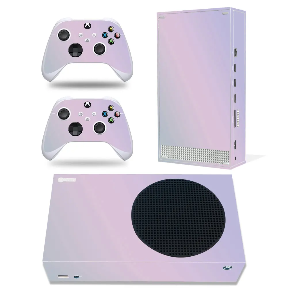อุปกรณ์เสริมวิดีโอเกมชุดเต็มสําหรับ XBOX Series s ไวนิล DIY เกมคอนโซลสติ๊กเกอร์ตกแต่งรูปลอกผิวสําหรับ XSS