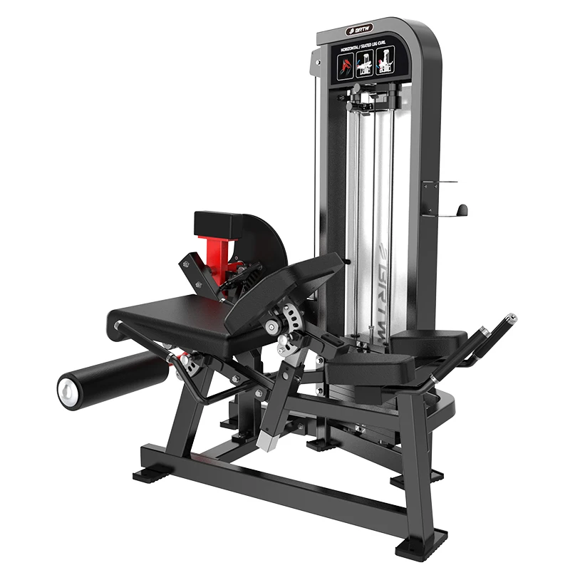 Professional Prone Leg Curl Trainer for Gym Fitness Equipment Strength Training Pin Load Selection Machines