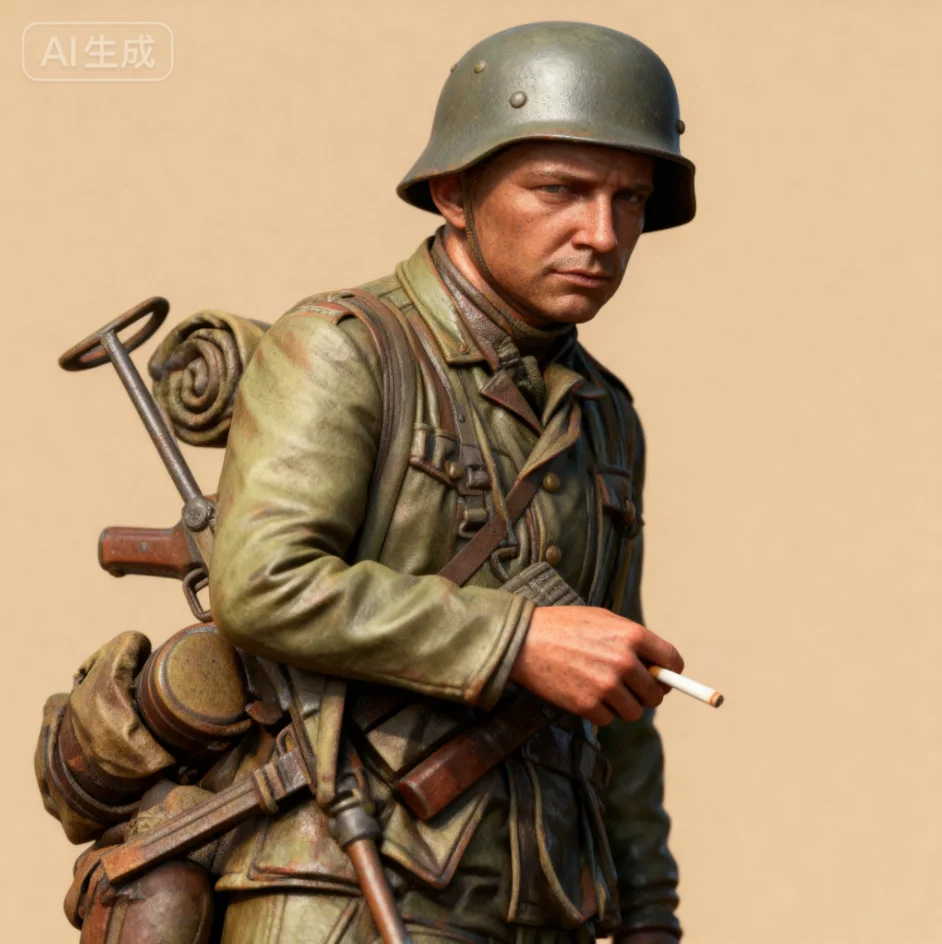 

Комплект солдата из смолы 110 мм, бесцветная самособранная сборка A-2175