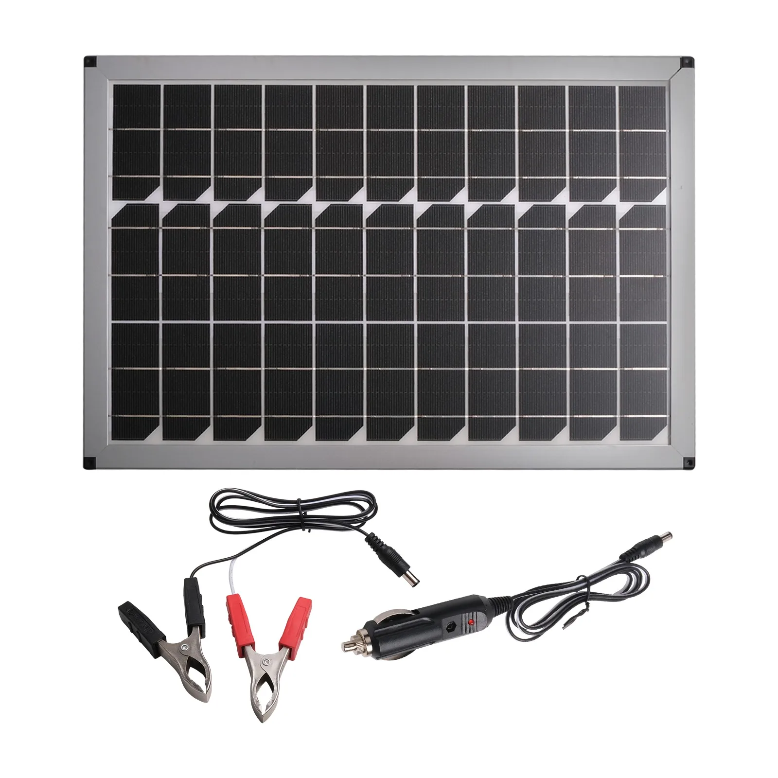 

20W Solar Power Generation Panel Charging Home Solar Power 30*40cm 20W Solar Panel Efficient Conversion Independent Power Source